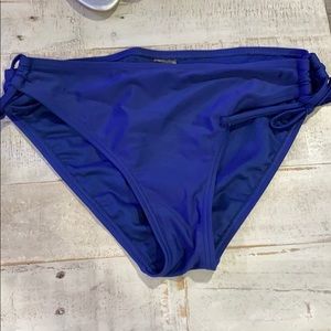 Blue bikini bottoms